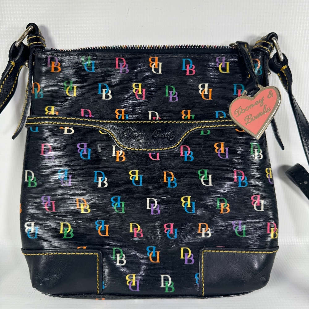 Y2K Dooney and Bourke Rainbow Zipper Crossbody
